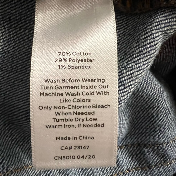 TALBOTS JEANS, Size 16P, Flawless High Waist Modern Ankle Denim Jeans, NEW. - Picture 12 of 12